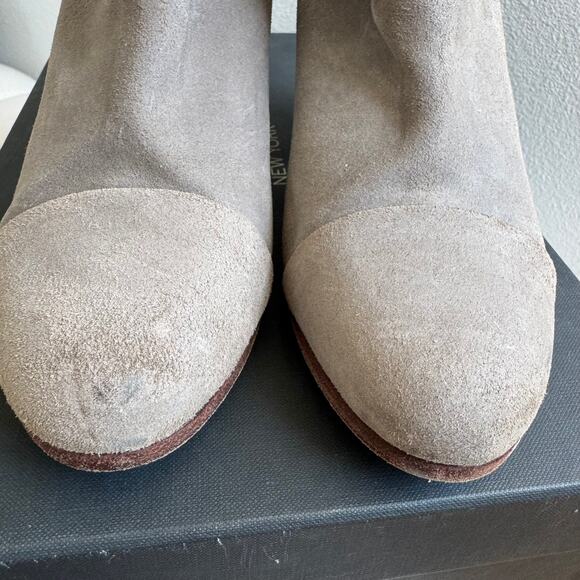 Rag & Bone Harrow Nubuck Suede Ankle Boots Block Heel Stonewall EU 38.5/ 8.5 US - Picture 11 of 12